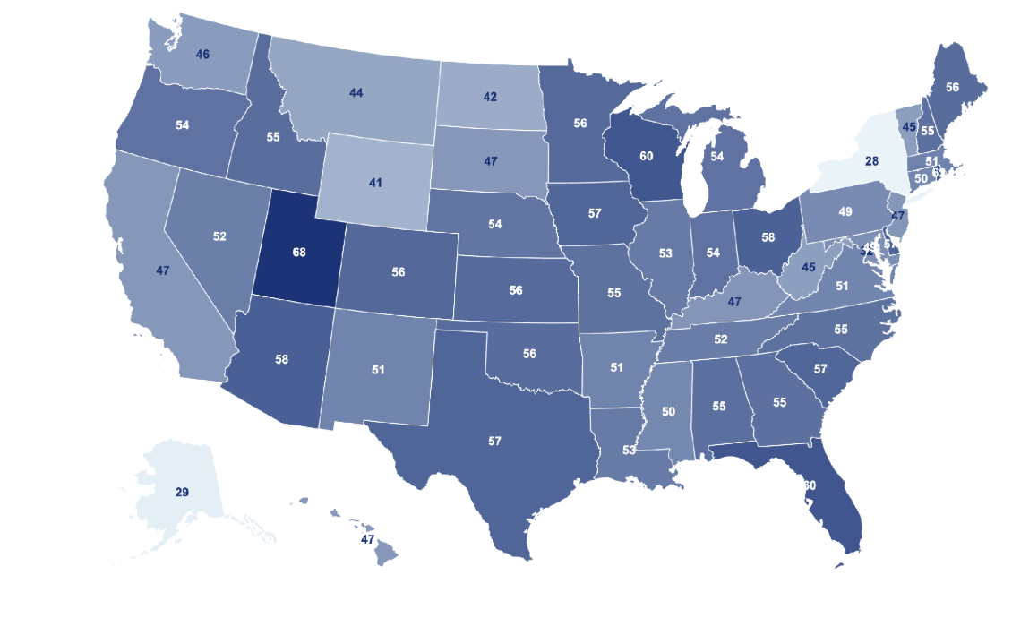 Hospice utilization by state Hospice utilization by state